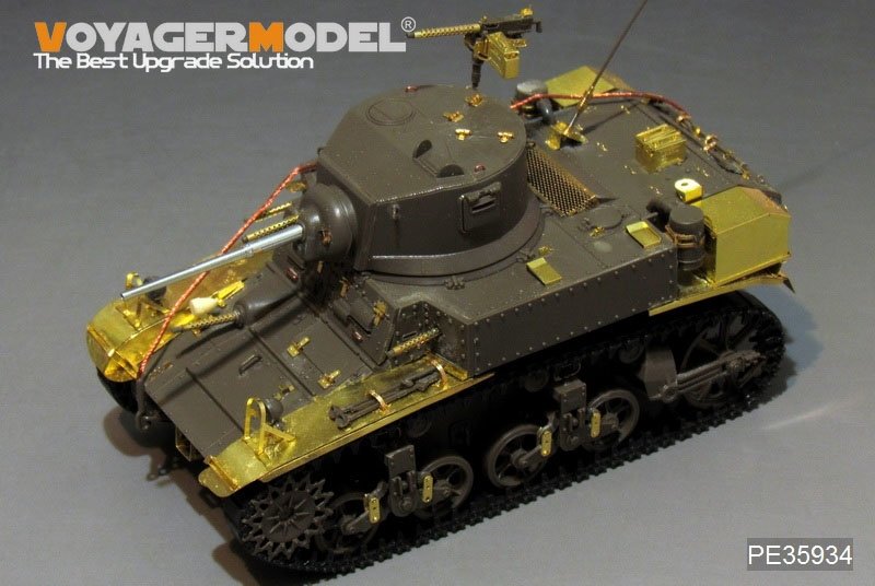 Voyager Model PE35934 WWII US M3 Stuart light tank basic For TAMIYA 35360 1/35 – Bild 2