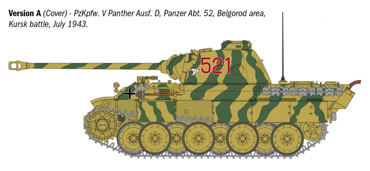 Italeri 90290 Pz. Kpfw. V Panther Ausf. D 1/35