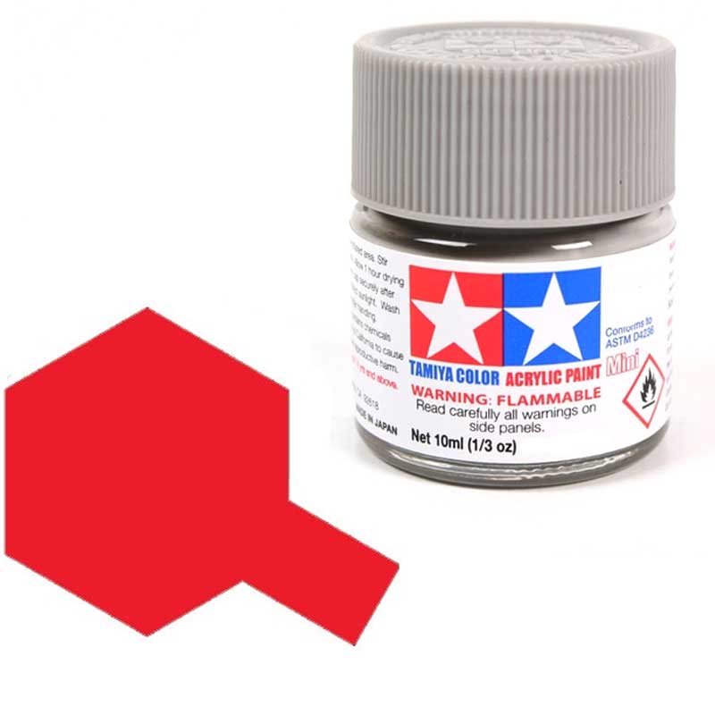 Tamiya XF7 Flat Red (81707) Acrylic paint 10ml