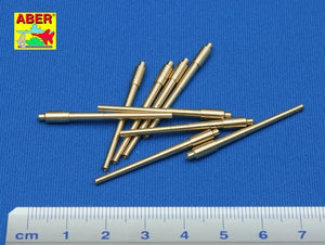 Aber 350L-04 Set of 9pcs 406mm barrels for US ship: Iowa, New Jersay, Missouri, Wisconsin 1/350 – immagine 2