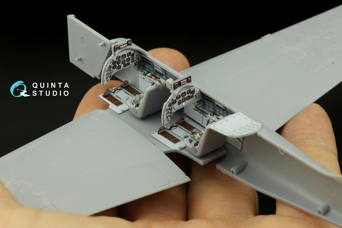 Quinta Studio QD48019 Yak-52 3D-Printed &amp;amp; coloured Interior on decal paper (ARK) 1/48 – Bild 10