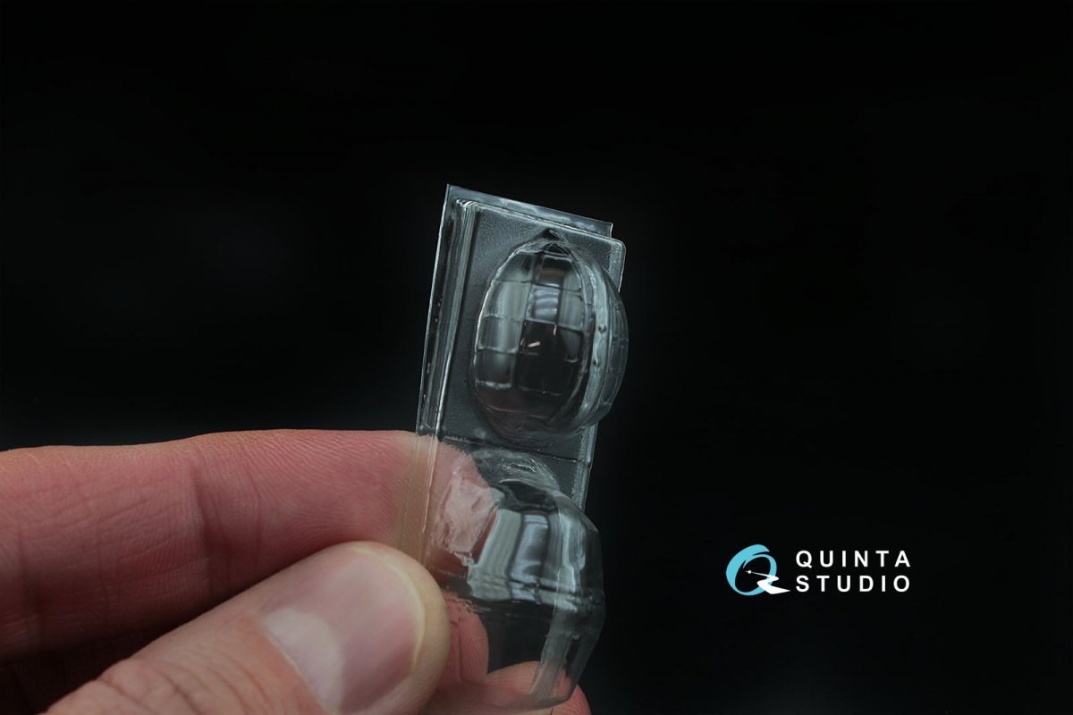 Quinta Studio QC72005 Pe-8 vacuformed clear canopy (for 7264 Zvezda kit) 1/72 – Bild 4
