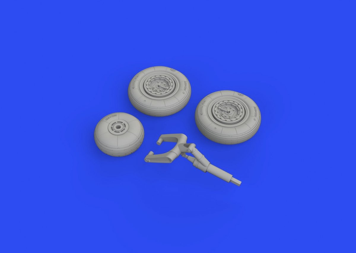 Eduard 648622 MiG-15 wheels BRONCO / HOBBY 2000 1/48 – imagen 2