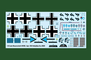 Hobby Boss 81809 Messerschmitt Bf109E Sept 1940 1/18 – imagen 2