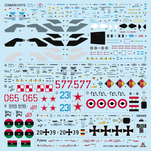Italeri 2798 MiG-23 MF/BN FLOGGER 1/48 – immagine 9