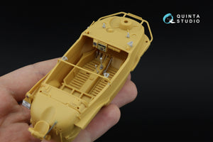 Quinta Studio QD+35146 Schwimmwagen Type 166 3D-Printed &amp; coloured Interior on decal paper (Hero) (with 3D-printed resin parts) 1/35