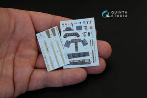 Quinta Studio QD32055 FW 190A-5 3D-Printed &amp;amp; coloured Interior on decal paper (for Hasegawa kit) 1/32 – Bild 2