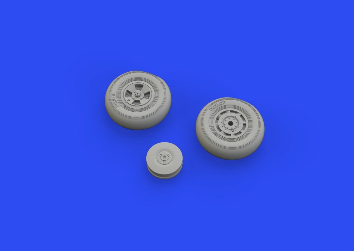 Eduard 648636 Tempest Mk.II wheels EDUARD/SPECIAL HOBBY 1/48 – imagen 2