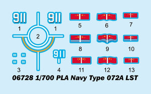 Trumpeter 06728 PLA Navy Type 072A LST 1/700 – immagine 4