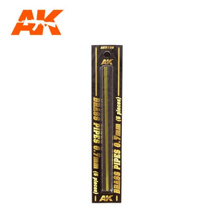 AK Interactive AK9106 BRASS PIPES 0.7MM Ø. 5 UNITS. – imagen 2