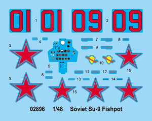 Trumpeter 02896 Soviet Su-9 Fishpot 1/48 – imagen 4