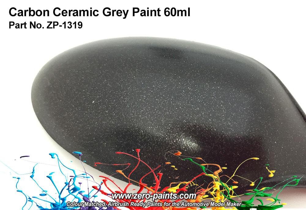 Zero Paints ZP-1319 Carbon Ceramic Grey Paint 60ml – immagine 2