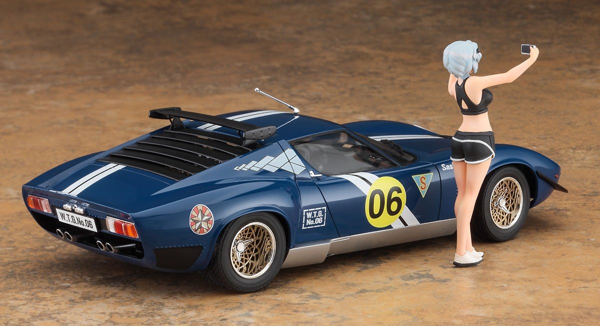 Hasegawa SP556 Wild Egg Girls Lamborghini Jota SVR &amp;quot;Sasha Ilyushina&amp;quot; w/Figure 1/24 – immagine 3
