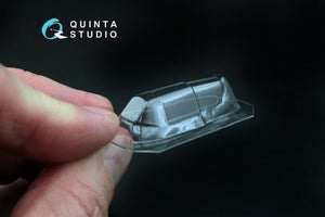 Quinta Studio QC48003-S Verrière transparente thermoformée Yak-1 1 pièce (pour kit SF ou Modelsvit) 1/48 – image 2
