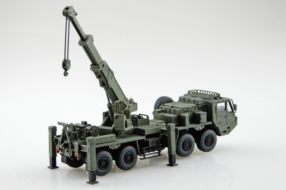 Aoshima 05538 Véhicule de dépannage lourd à roues JGSDF 1/72  – image 4