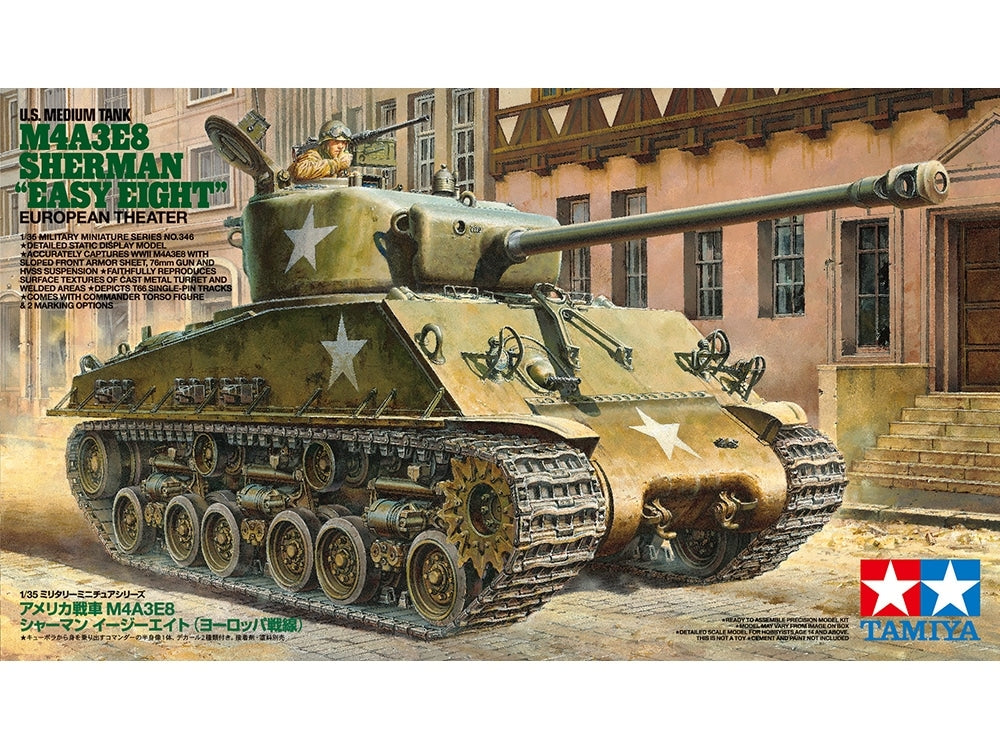 Tamiya 35346 US Medium Tank M4A3E8 Sherman Easy Eight – image 2