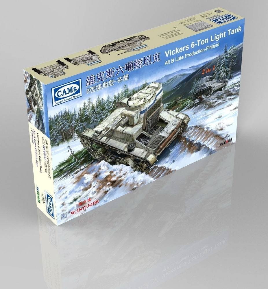 Riich CV35A009 Vickers 6-ton light tank Alt B Late Production Finland 1/35 – Bild 2
