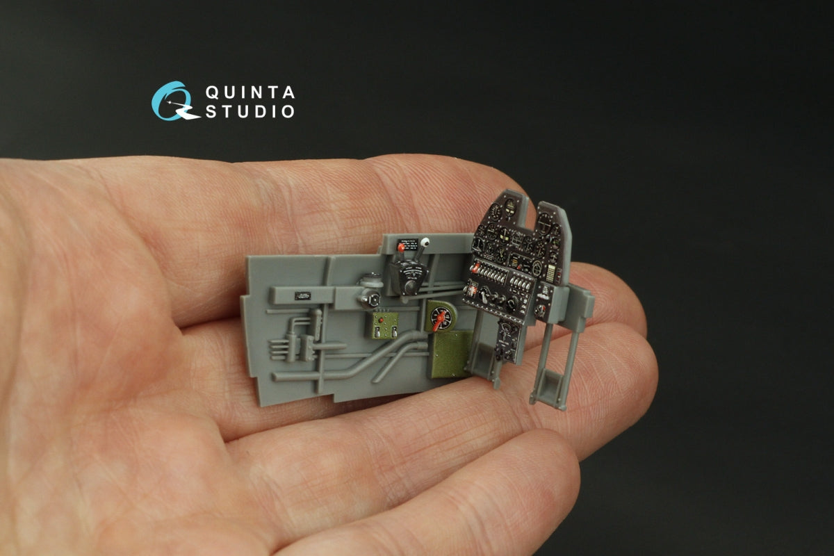 Quinta Studio QD32220 P-40N late 3D-Printed coloured Interior on decal paper (Hasegawa/Eduard) 1/32 – Bild 10