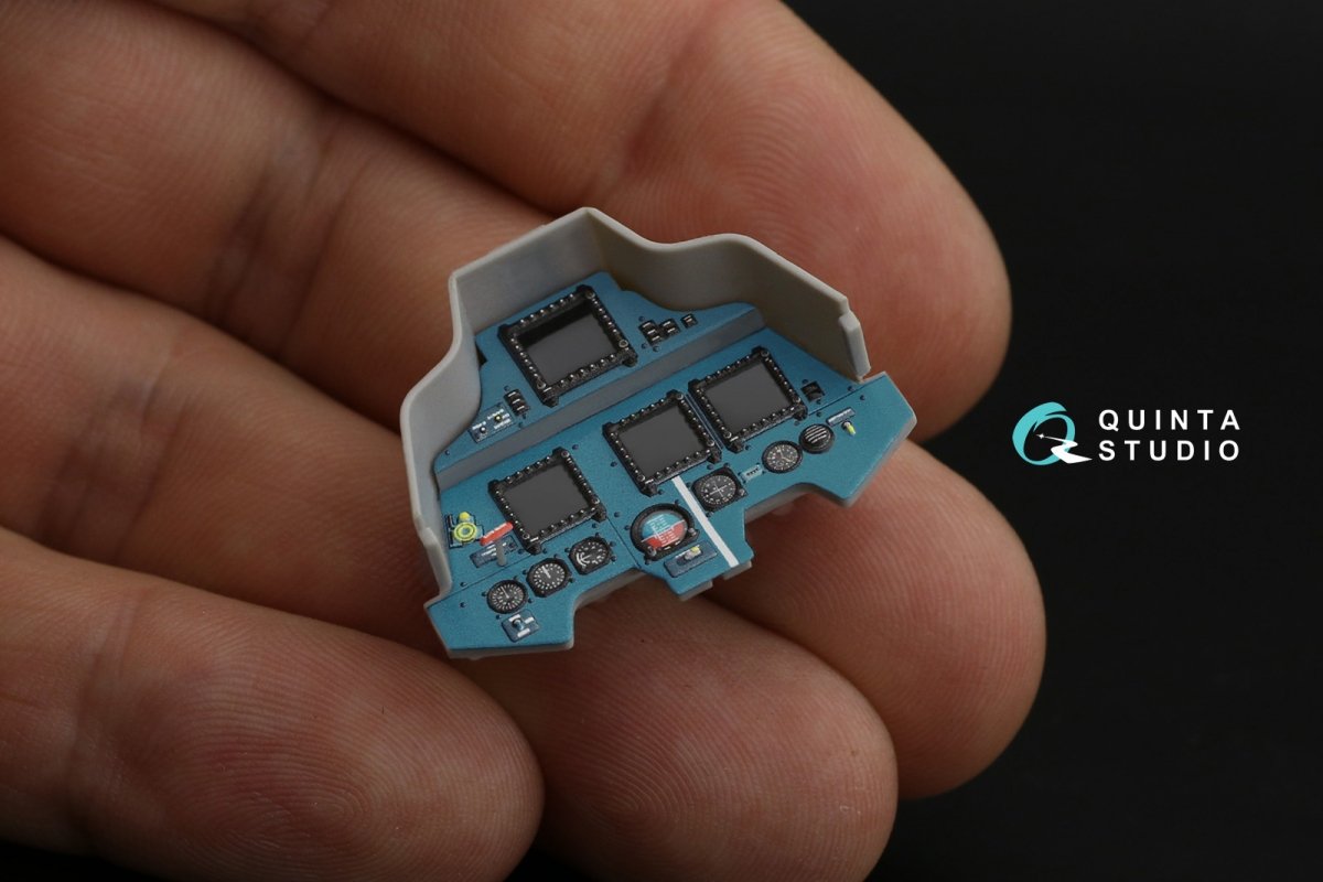 Quinta Studio QD32095 Su-30SM 3D-Printed &amp;amp; coloured Interior on decal paper (conversion for Trumpeter Su-30MKK ) 1/32 – imagen 9