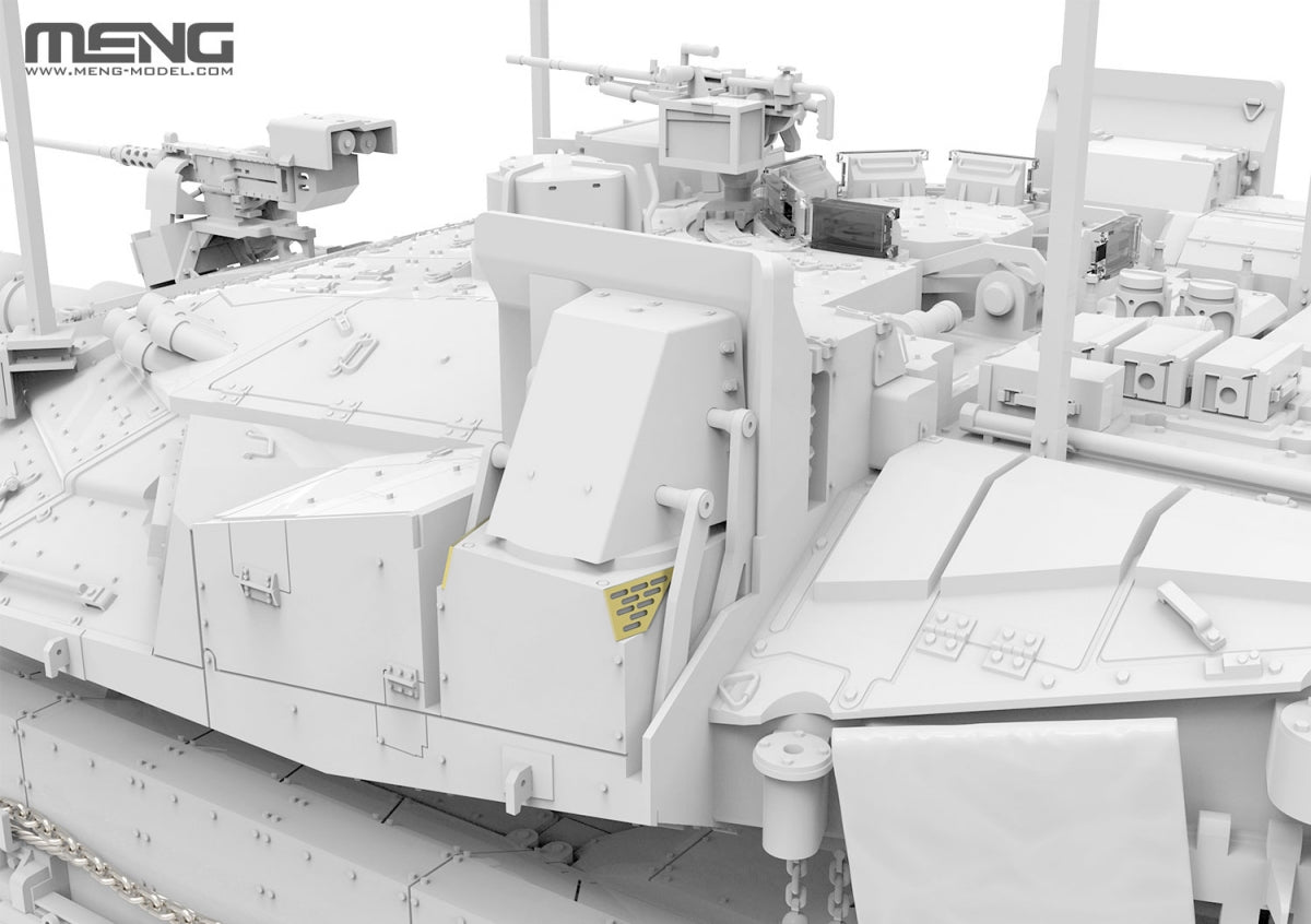 Meng Model TS-056 Merkava Mk.4M w/roof-mounted slat armor Israel Main Battle Tank 1/35 – Bild 11