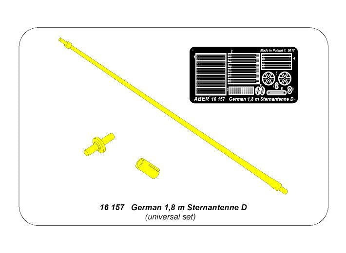Aber 16157 German 1,8 m Sternantenne D 1/16 – Bild 8