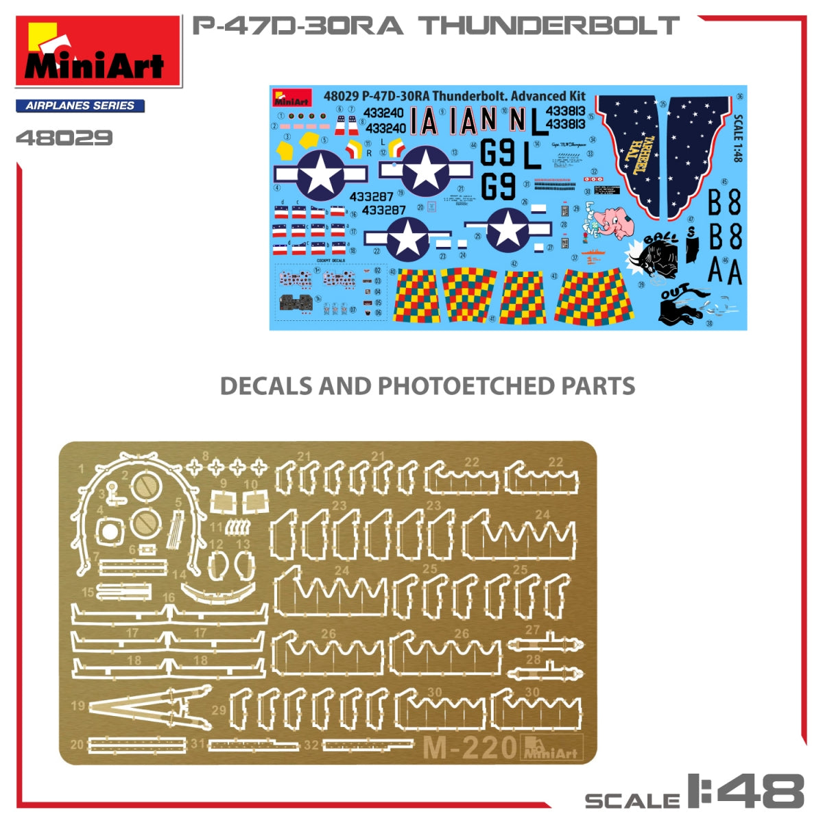 MiniArt 48029 P-47D-30RA THUNDERBOLT - Advanced Kit 1/48 – image 4