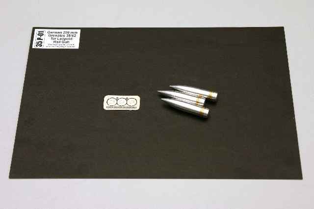 Aber 35P-01 German 280mm Grenates 39/42 for Leopold Rail Gun – Bild 2