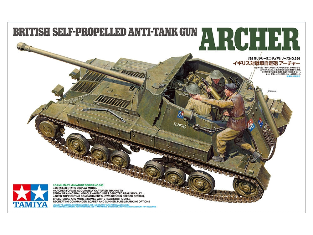 Tamiya 35356 Canon antichar automoteur britannique Archer 1/35 – image 2