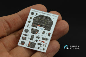 Quinta Studio QDS-32004 P-51D (Late) 3D-Printed coloured Interior on decal paper (Tamiya) (small version) 1/32 – immagine 4