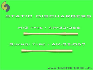 Master AM-32-066 Static dischargers - type used on MiG jets (14pcs) 1/32 – Bild 3