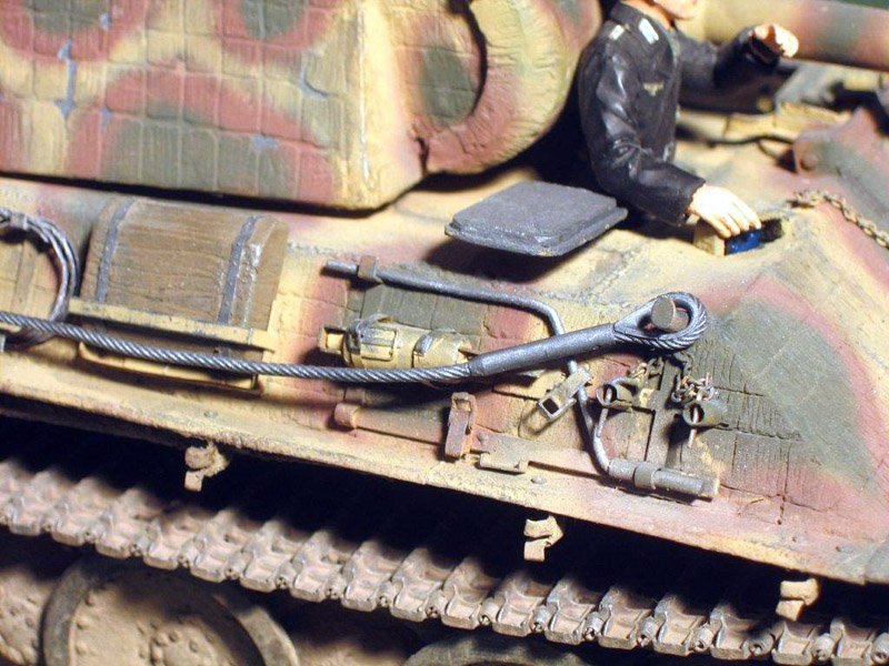 Eureka XXL ER-2501 Towing cable for Pz.Kpfw.V Panther Ausf.G Tank 1/25 – Bild 7