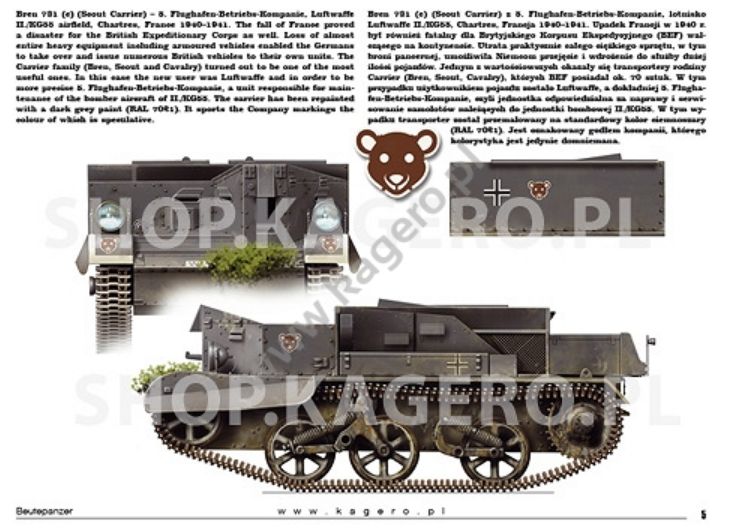 Kagero 15041 Beutepanzer (kalkomania/decals) PL/EN – imagen 4