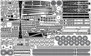 Pontos 32003F1 IJN Yamato 1945 Advanced Add-on 1/350 – immagine 10