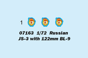 Trumpeter 07163 Russian JS-3 with 122mm BL 9 1/72 – Bild 3