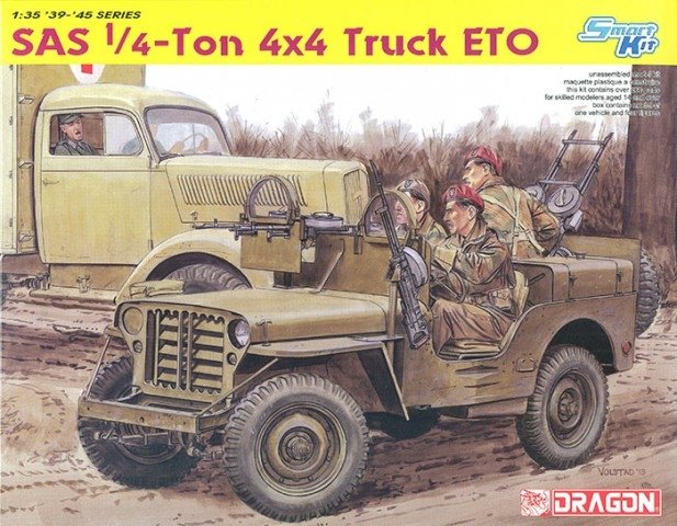 Camion Dragon 6725 SAS Raider 1/4 Ton 4x4 (1/35)