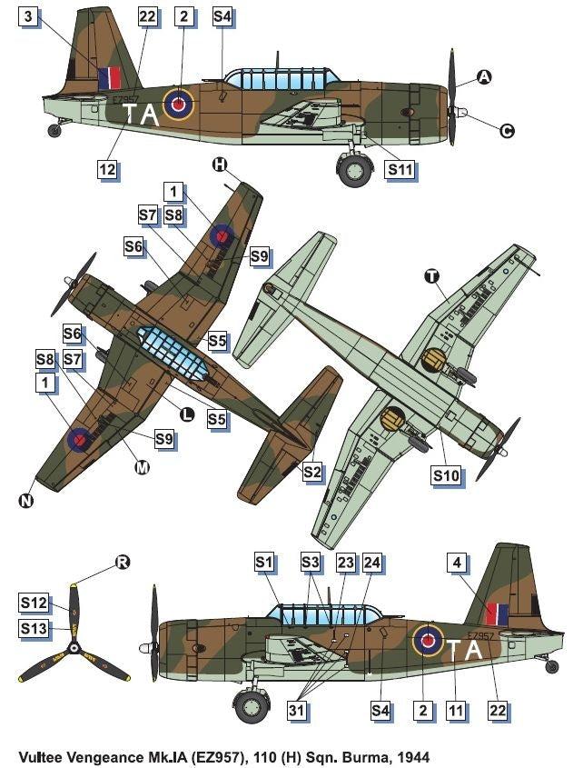 Dora Wings 72038 Vultee A-31 Vengeance 1/72 – image 4