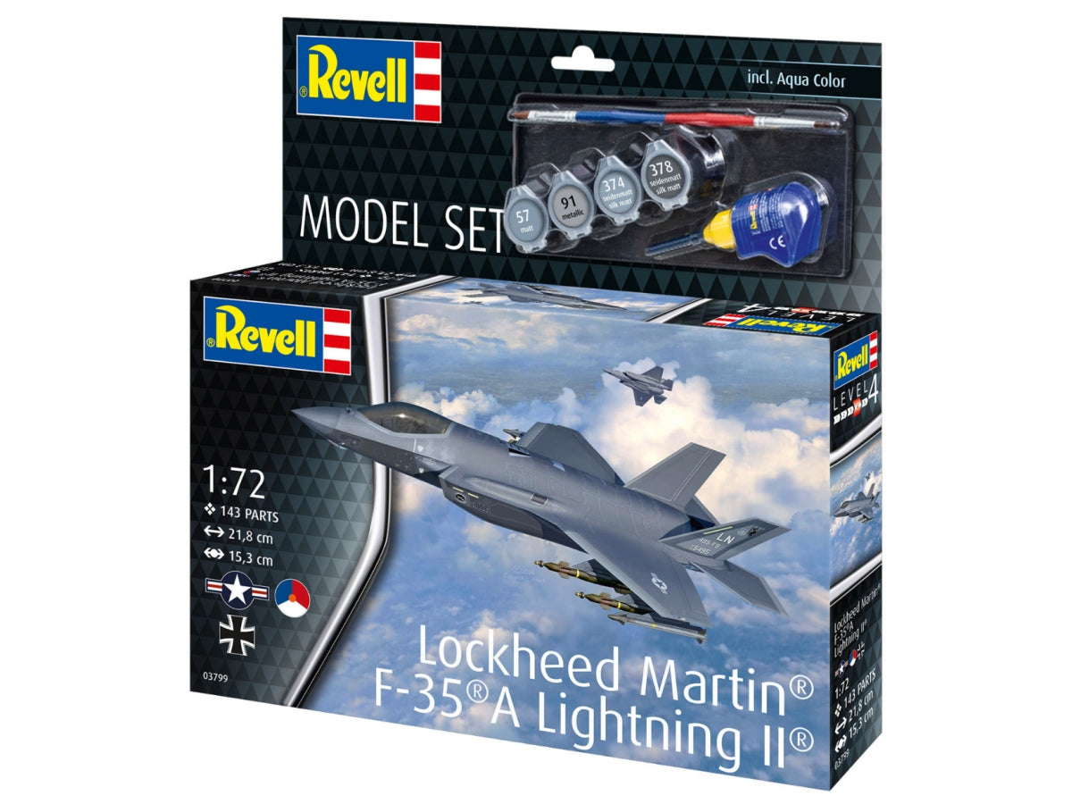 Revell 63799 Lockheed Martin F-35A Lightning II 1/72 – imagen 4