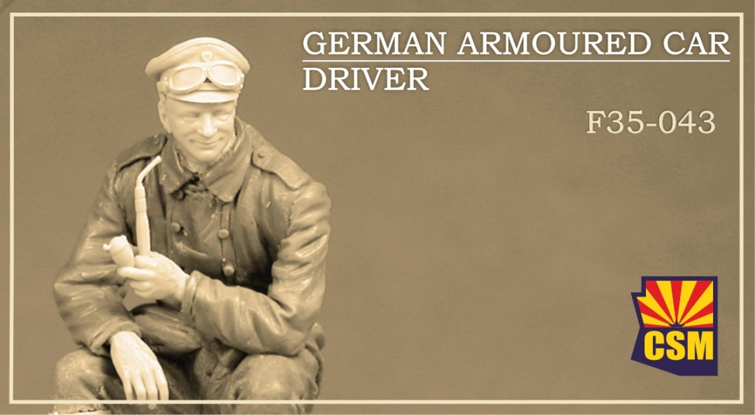 Copper State Models F35-043 Conducteur de véhicule blindé allemand 1/35