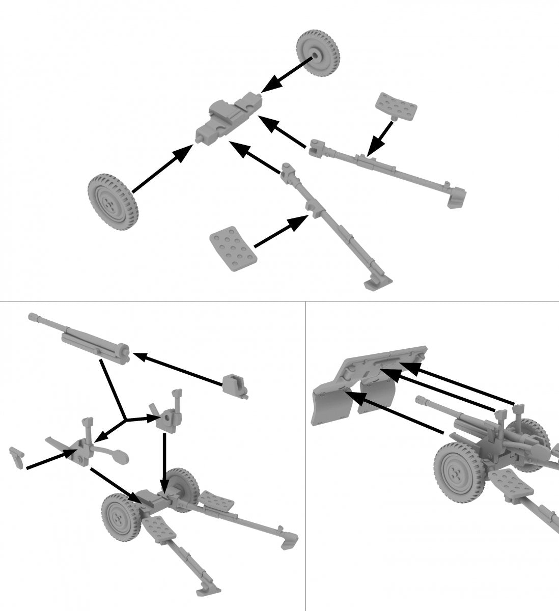 Premier à combattre PL025 - Bofors 37 mm (1/72) – image 2