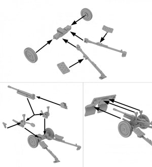 Premier à combattre PL025 - Bofors 37 mm (1/72) – image 2