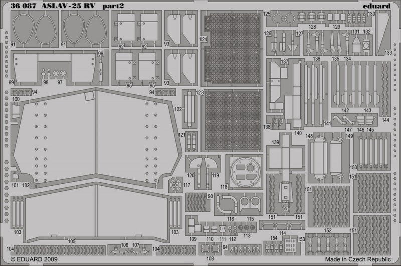 Eduard 36087 ASLAV-25 RV 1/35 Trumpeter – Bild 2