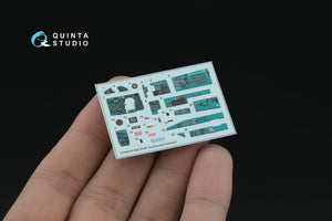 Quinta Studio QD+48578 MiG-21MF Fishbed-J (Gorkiy plant) 3D-Printed &amp;amp; colored Interior on decal paper (Eduard) (with 3D-printed resin parts) 1/48 – image 8