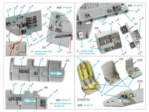 Quinta Studio QD48561 Boeing B-17G 3D-Printed &amp;amp; colored Interior on decal paper (HK models) 1/48 – image 8