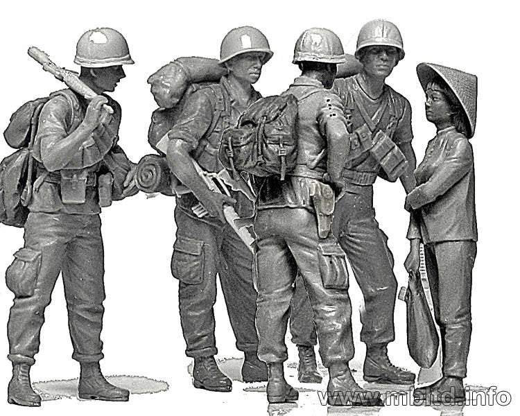 Master Box 3599 US Marines &amp;quot;Patrolling&amp;quot; (Vietnam War series) 1/35 – Bild 11