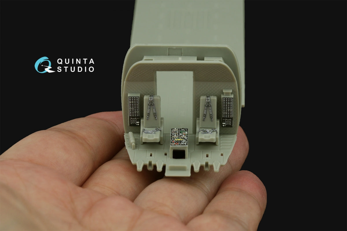 Quinta Studio QD72174 CH-47A 3D-Printed coloured Interior on decal paper (Trumpeter) 1/72 – Bild 10