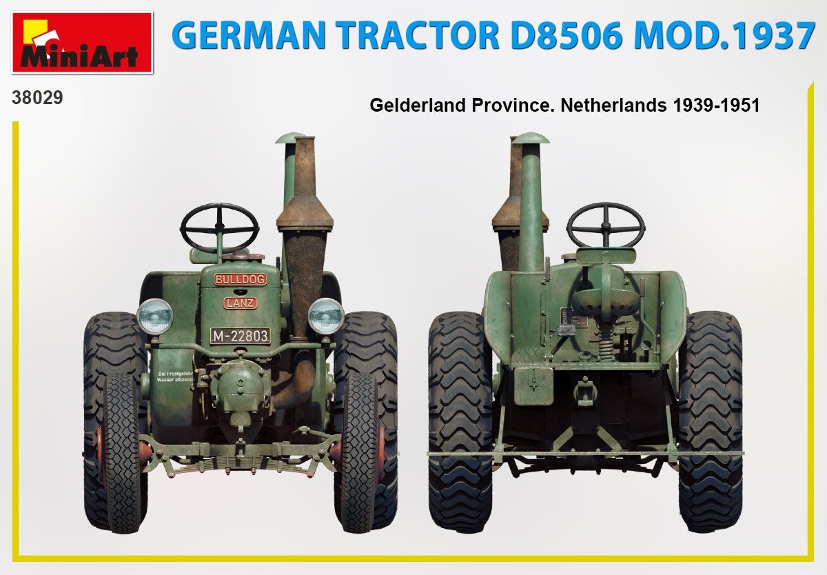 MiniArt 38029 GERMAN TRACTOR D8506 MOD. 1937 1/35 – immagine 5