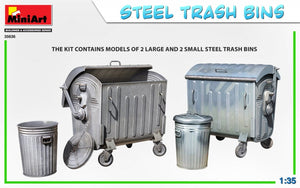 Miniart 35636 STEEL TRASH BINS 1/35 – Bild 4