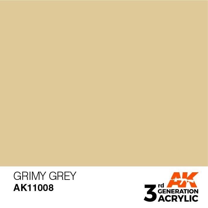 AK Interactive AK11008 Grimy Gray 17ml