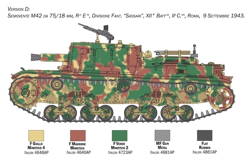 Italeri 6569 SEMOVENTE M42 de 75/18 1/35 – image 9