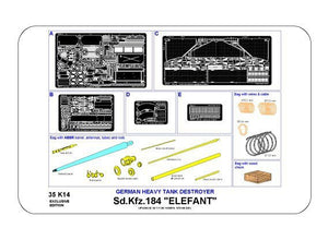 Aber 35K14 Sd,Kfz. 184 ELEFANT 1/35 – image 11